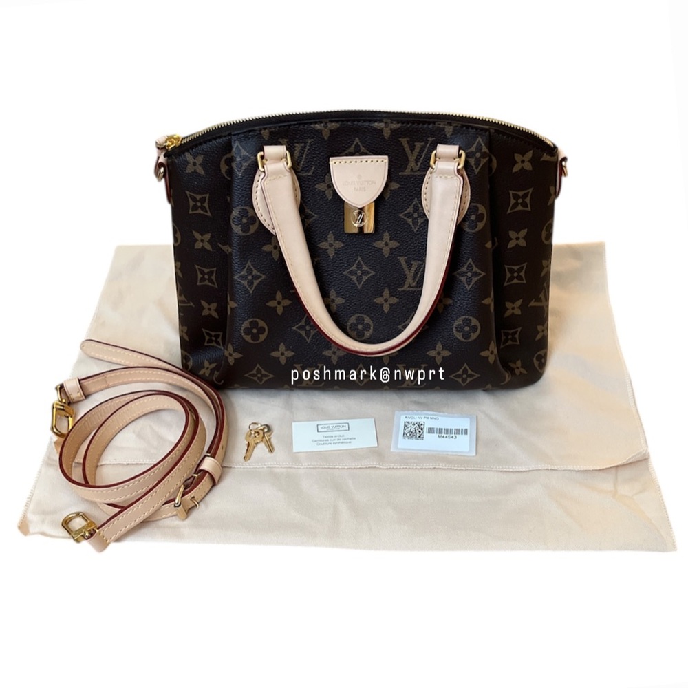 NEW ✨ Louis Vuitton Rivoli PM Monogram Top Handle Tote Crossbody Bag Purse - Picture 2 of 15